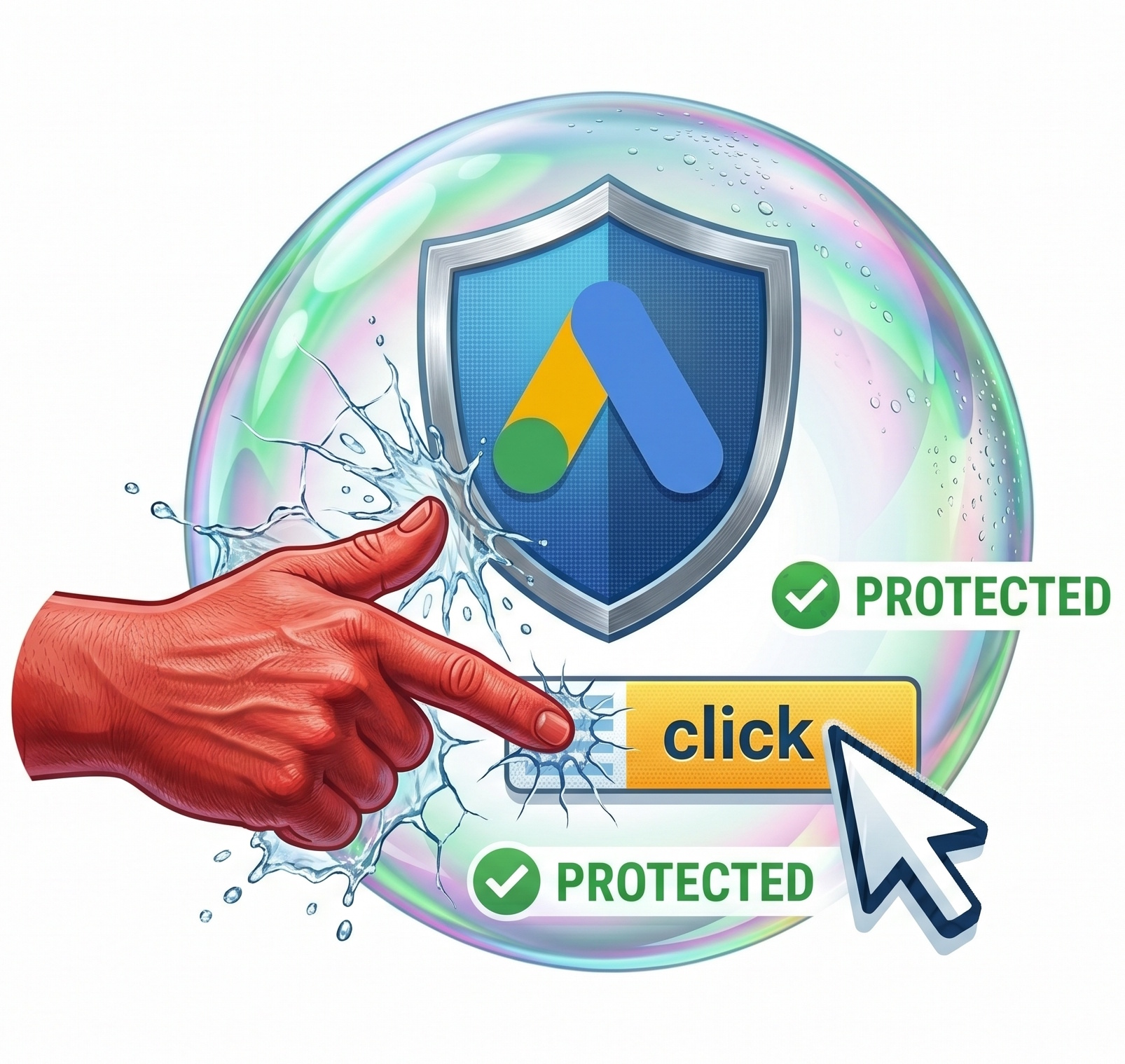 ClickShield dashboard for Google Ads protection